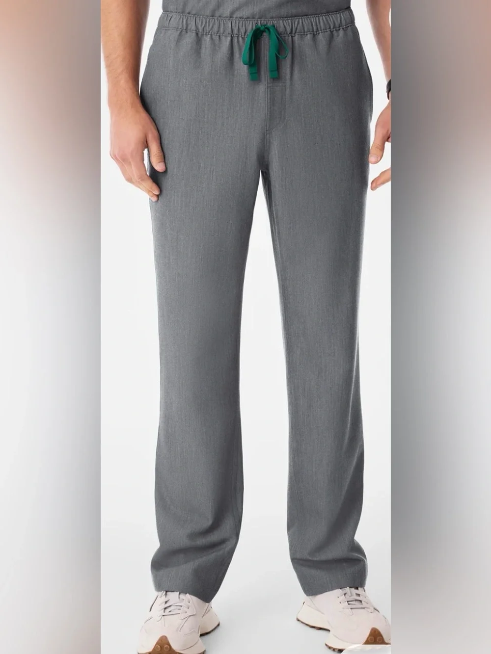 Figs Men's Gray Scrub Set Technical Collection Top and Pants